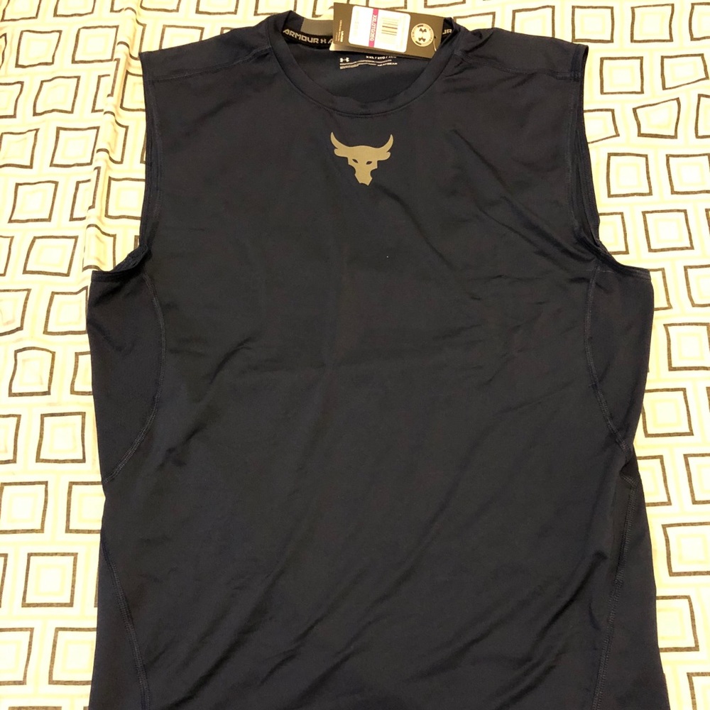 NEW Project Rock Under Armour Sleeveless Shirt